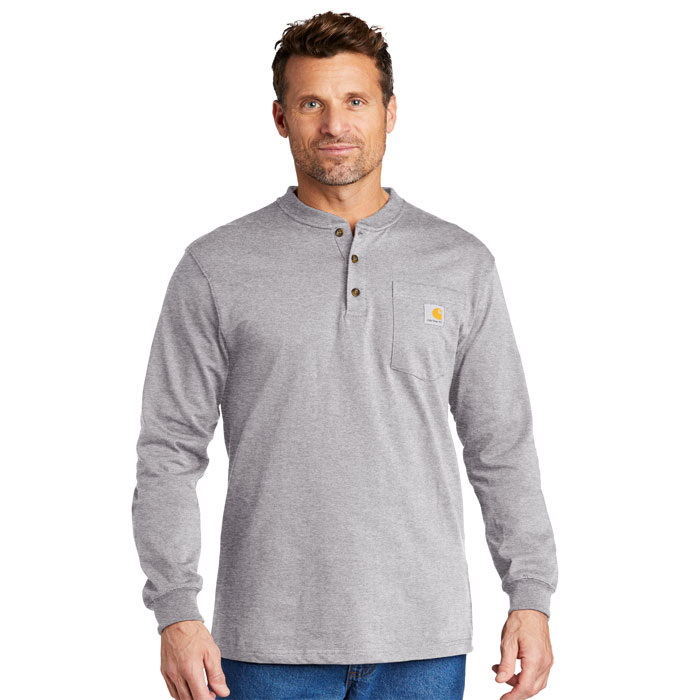 Carhartt-CTK128-Mens-Long-Sleeve-Henley-T-Shirt