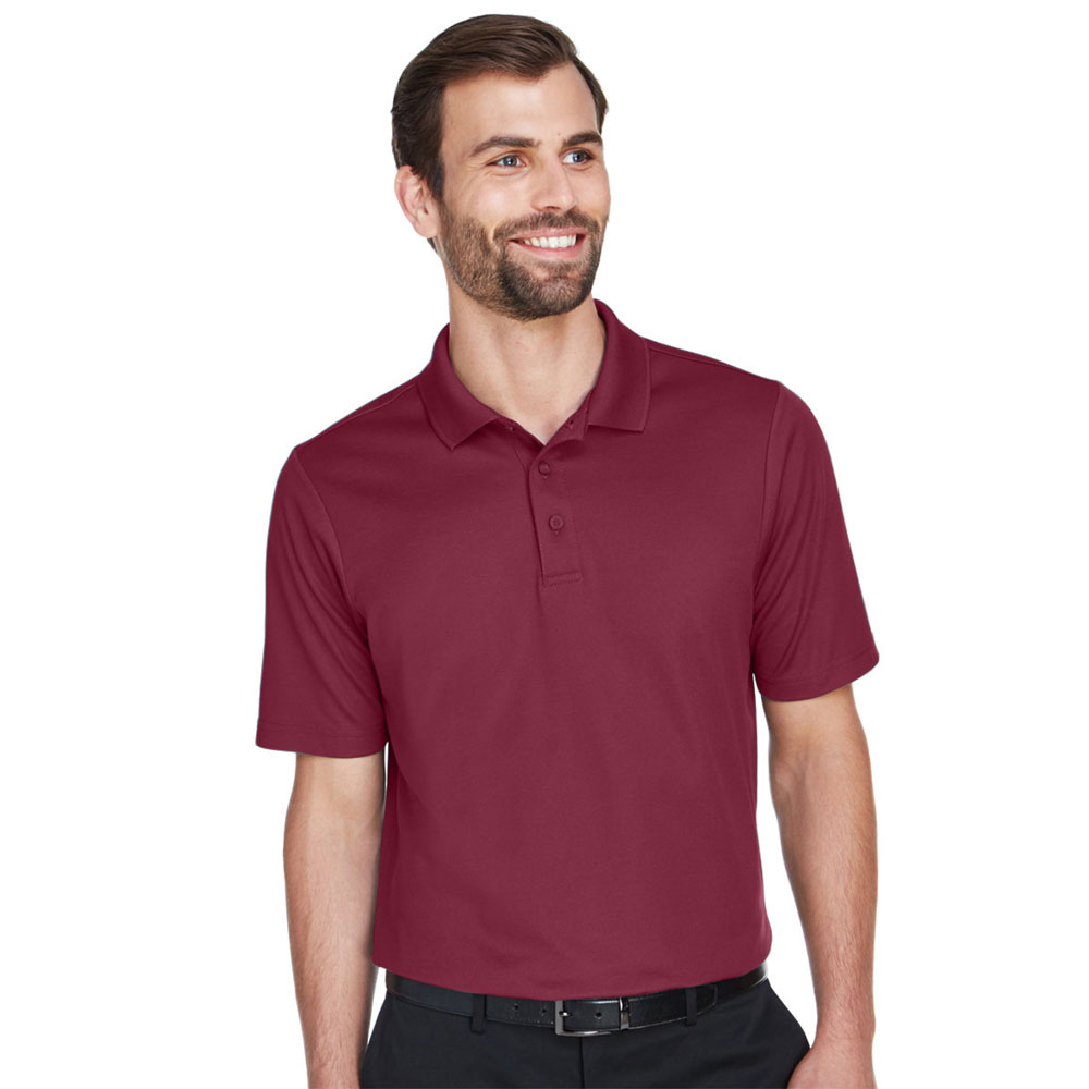 Devon and Jones - DG20 - Mens CrownLux Performance™ Plaited Tipped Sleeveless Polo