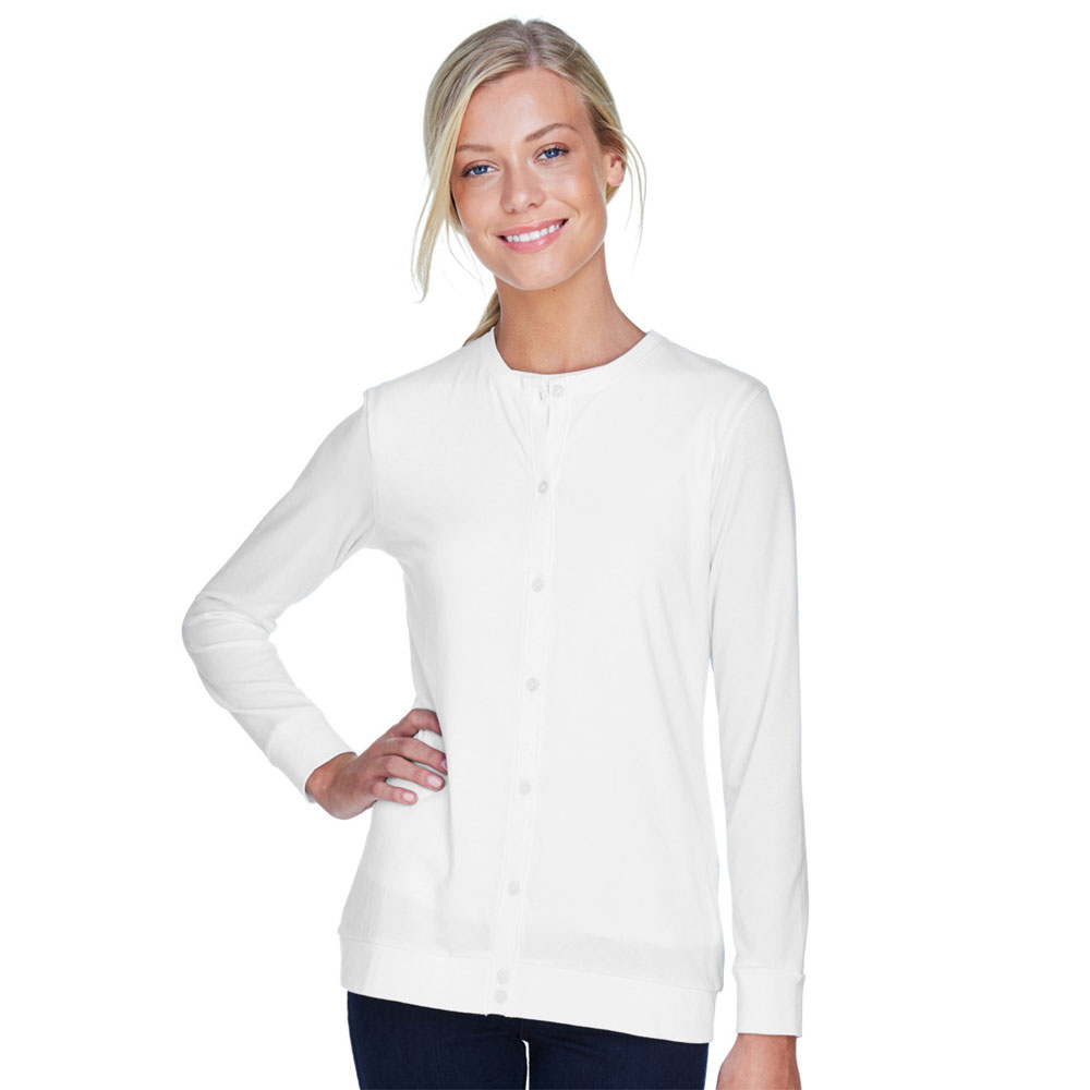 Devon & Jones - DP181W - Ladies Perfect Fit Ribbon Cardigan