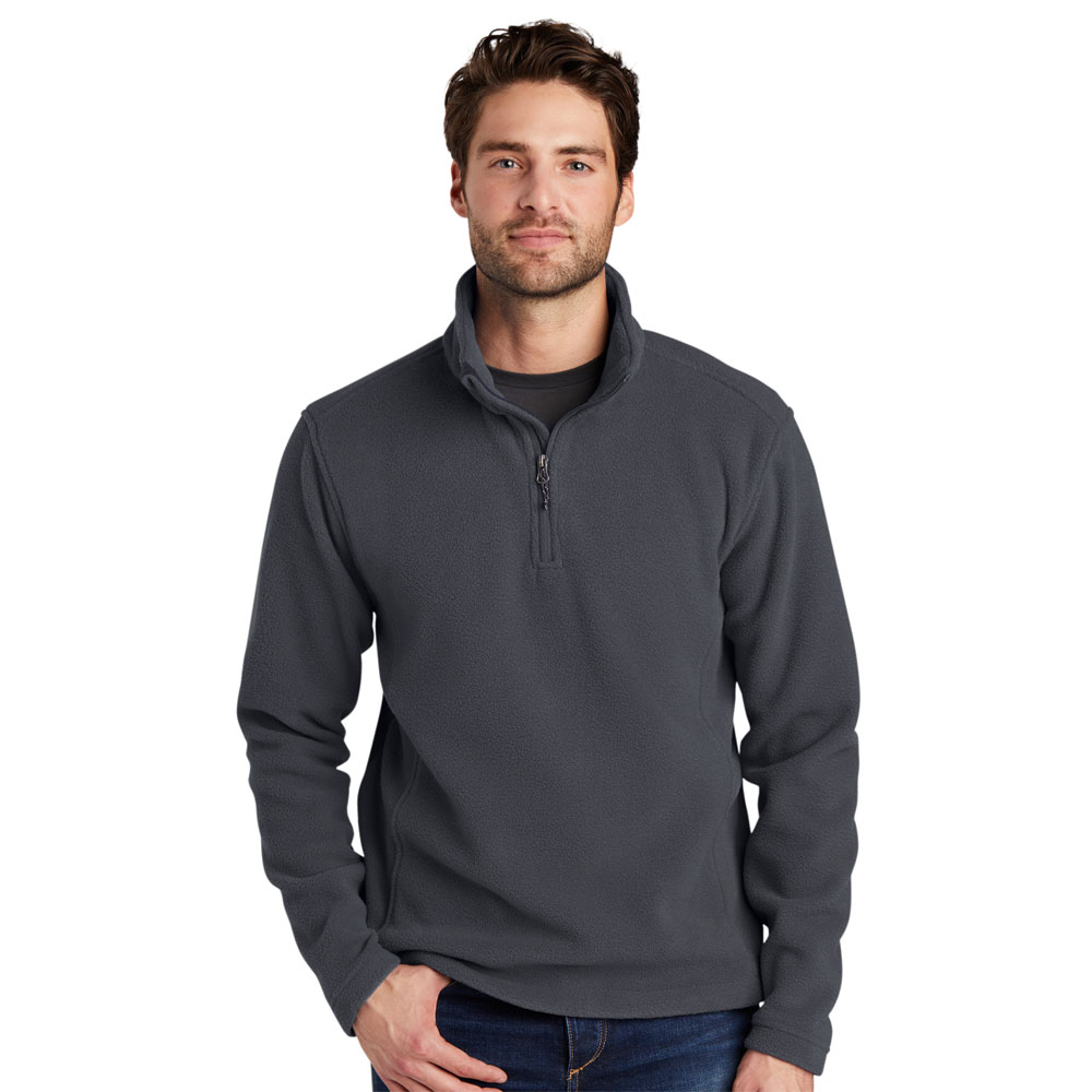 Port-Authority-F218-Mens-Value-Fleece-Quarter-Zip-Pullover