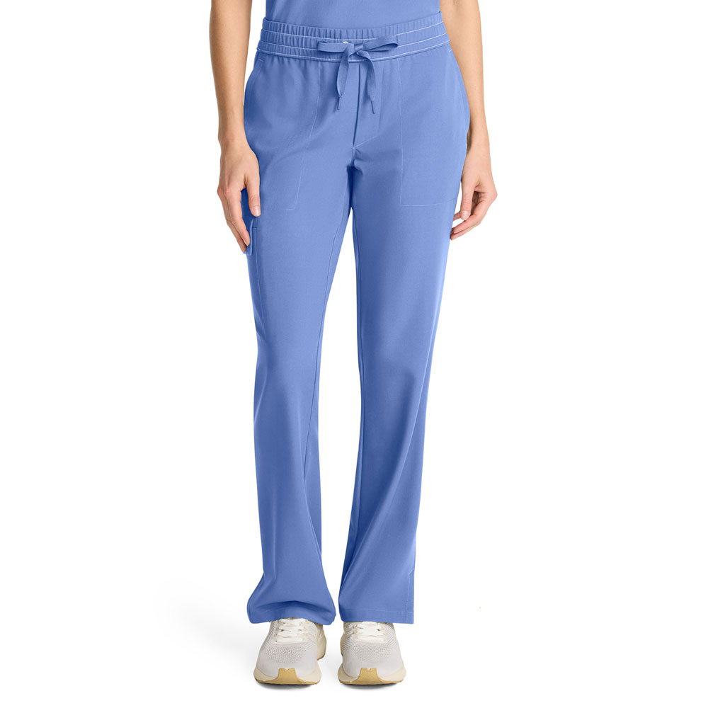 HH Quest - HH153 - Mid Rise Drawstring Straight Leg