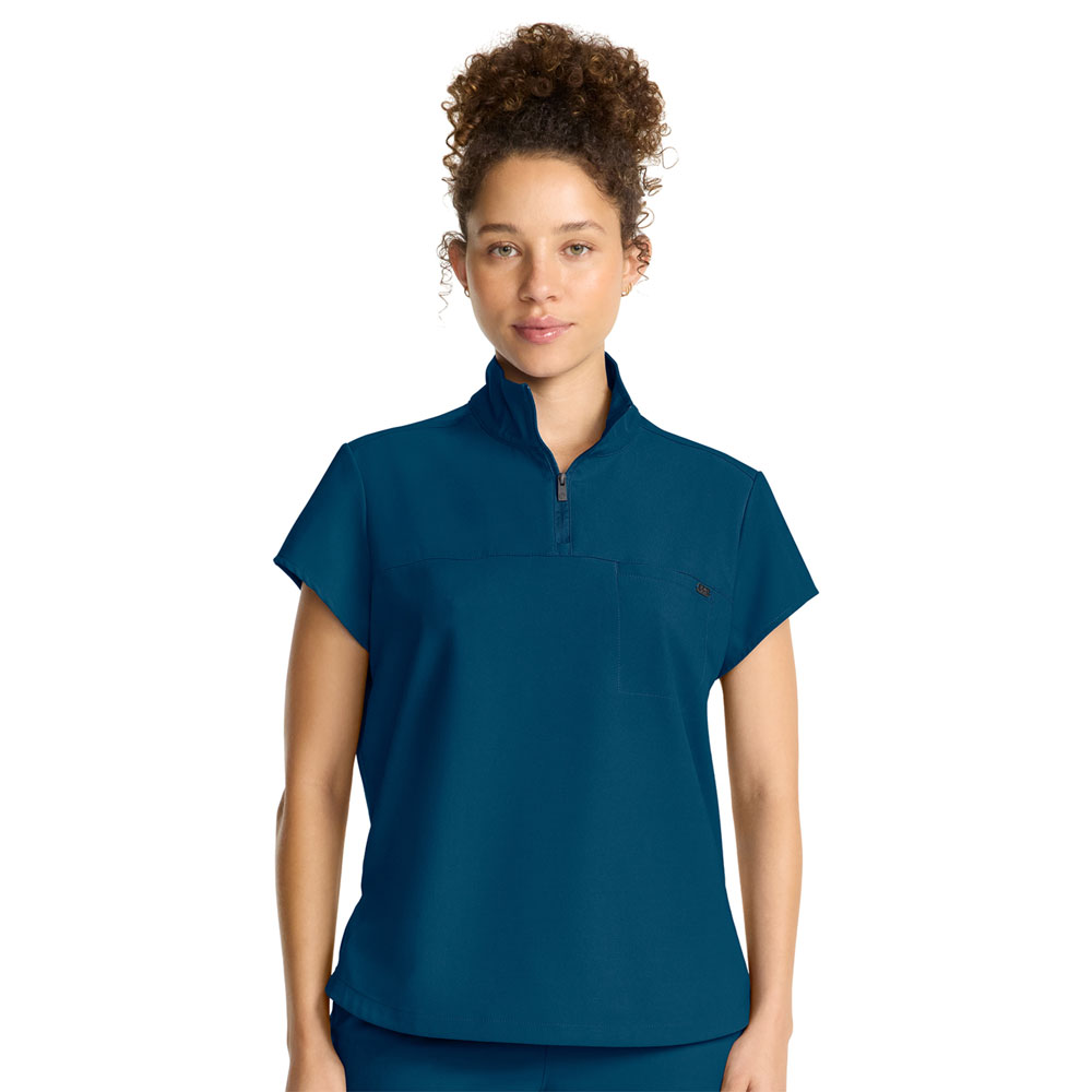 Healing Hands - HH752 - HH Quest - Ladies Partial Zip Scrub Top