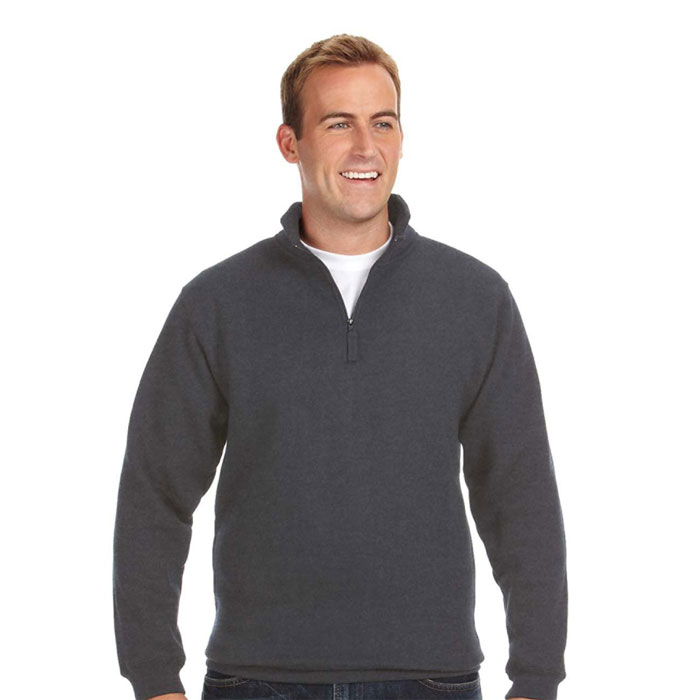 Alphabroder - J America -  JA8634 - Mens Heavyweight Fleece Quarter-Zip