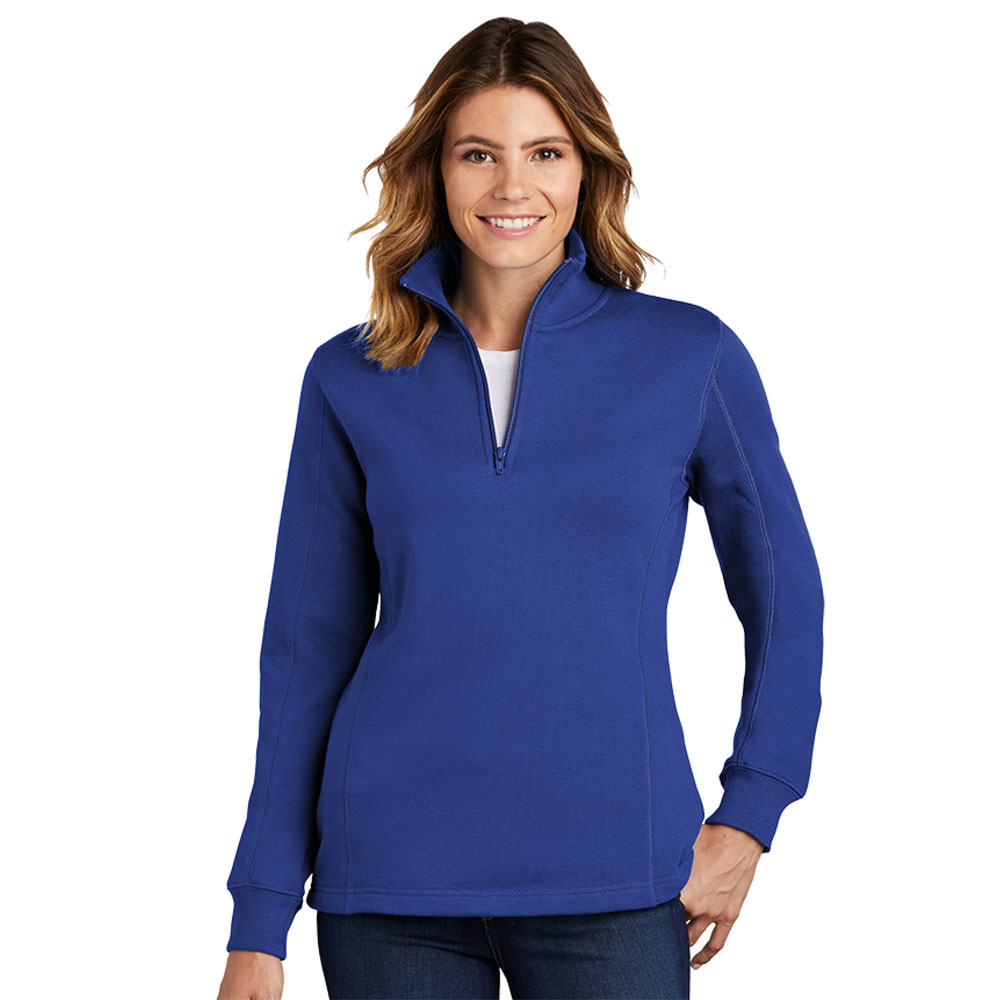 Sport-Tek-LST253-Ladies-Sport-Tek-Ladies-Quarter-Zip-Sweatshirt