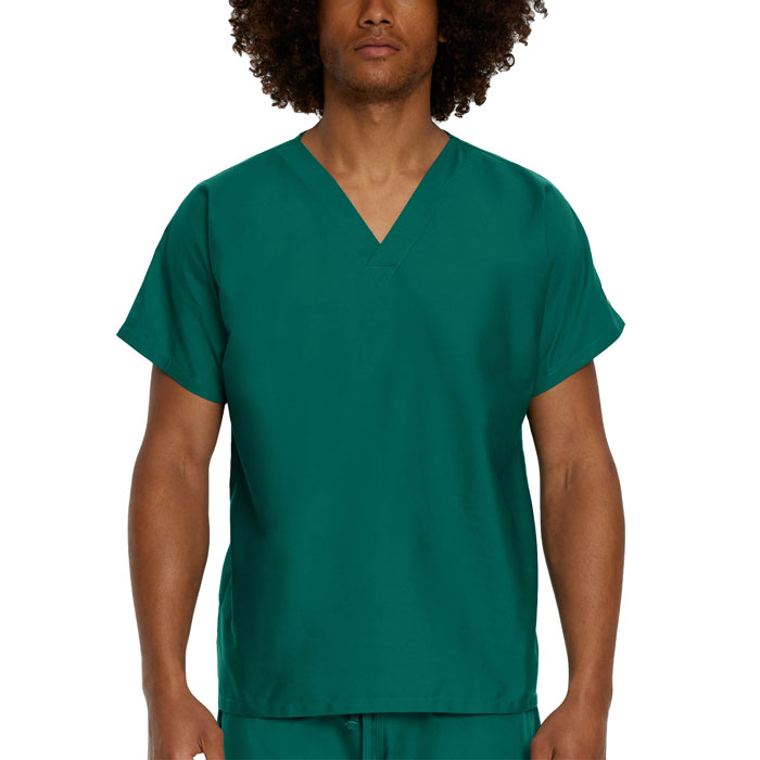 Landau ScrubZone - Unisex No-Pocket V-Neck Scrub Top - LT102