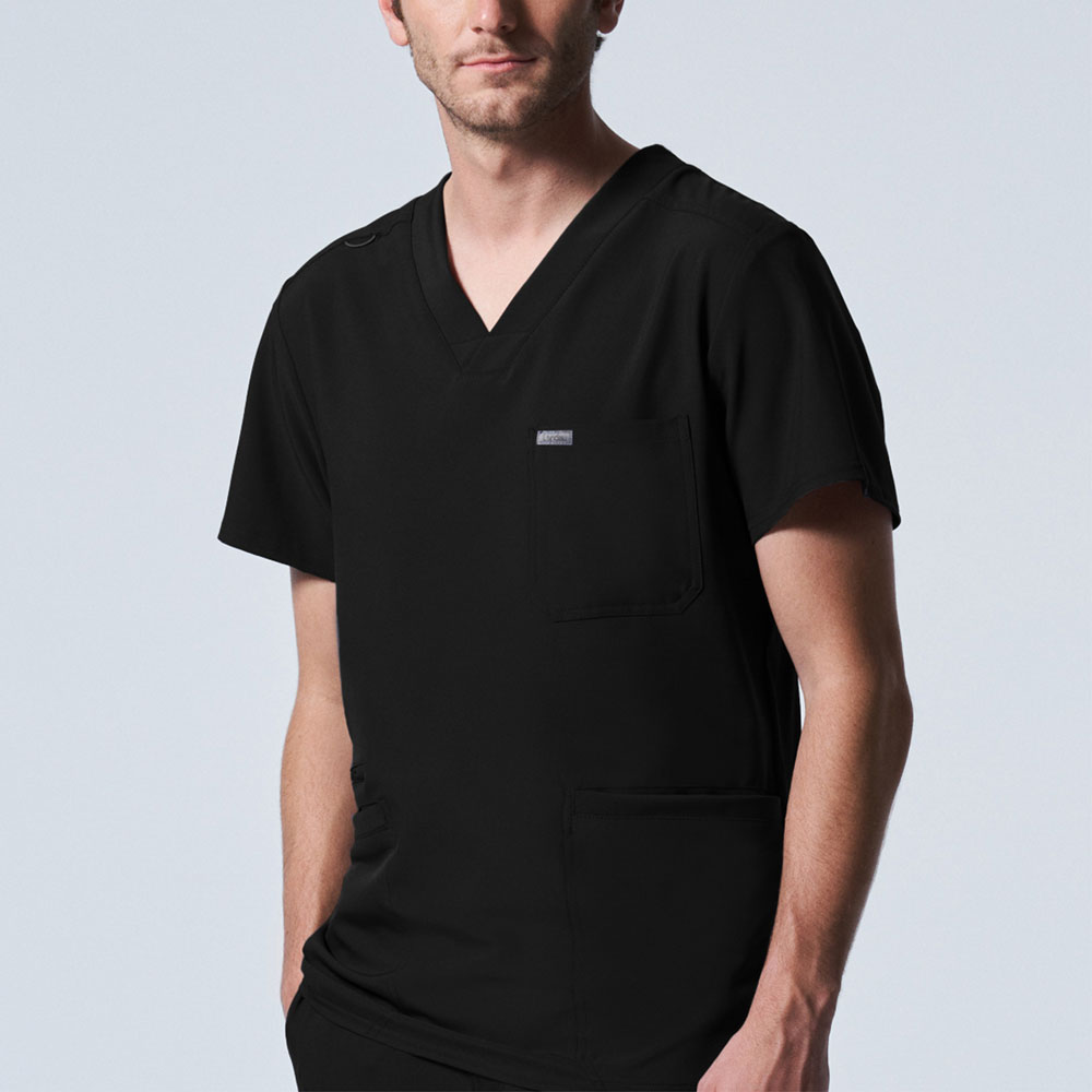 Landau Forward - Mens V-Neck Scrub Top - LT110