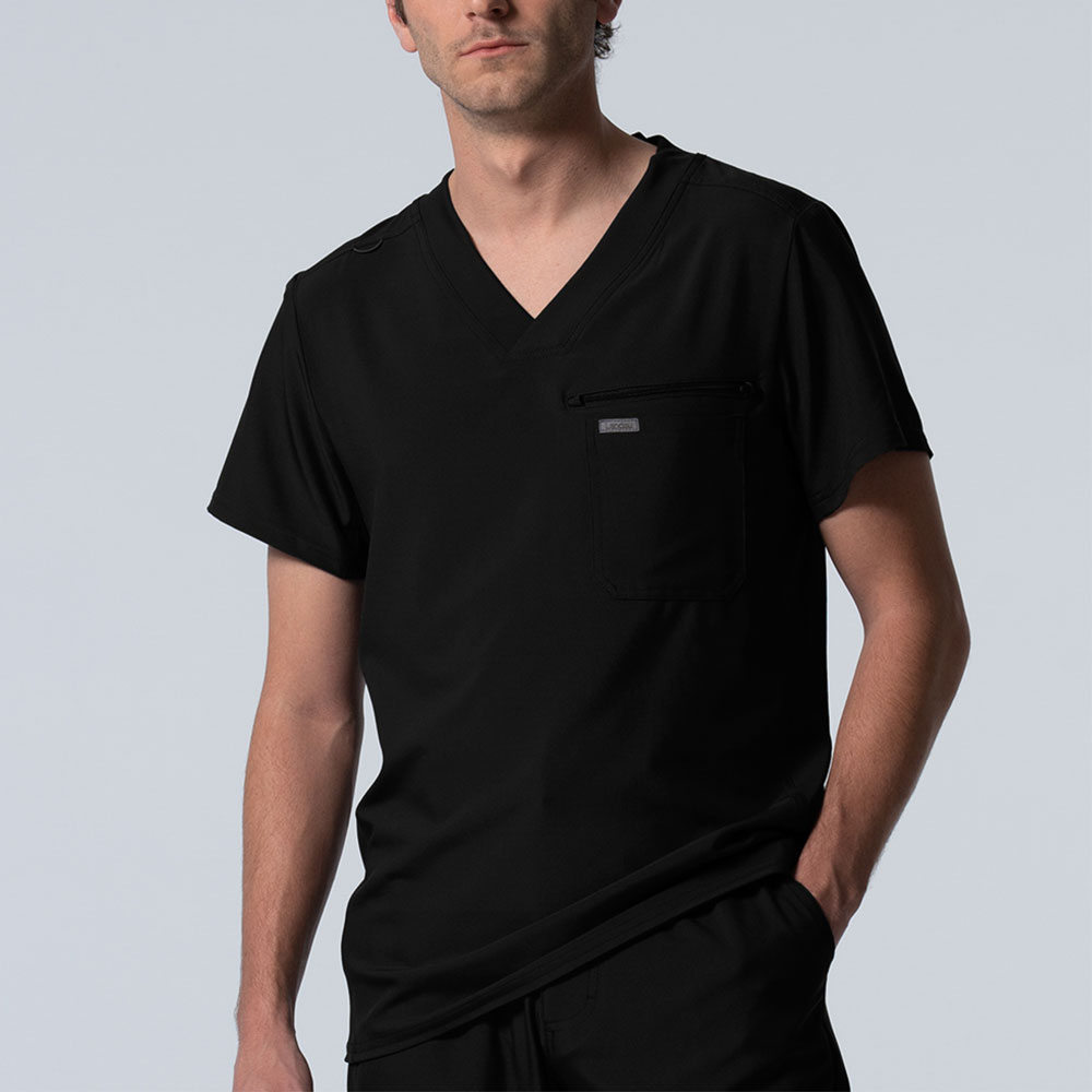 Landau Forward - Mens 2-Pocket V-Neck Scrub Top - LT111