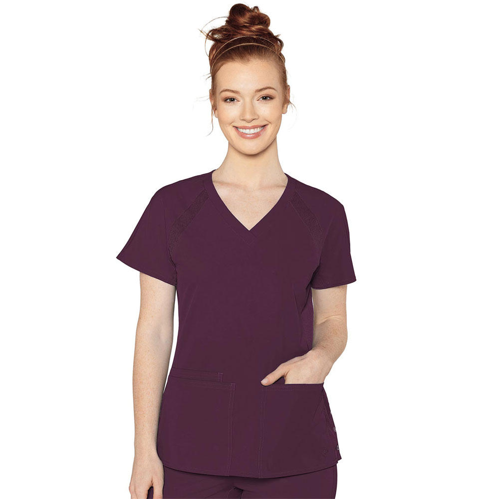 MC8470-Med-Couture-Ladies-Four-Pocket-Top