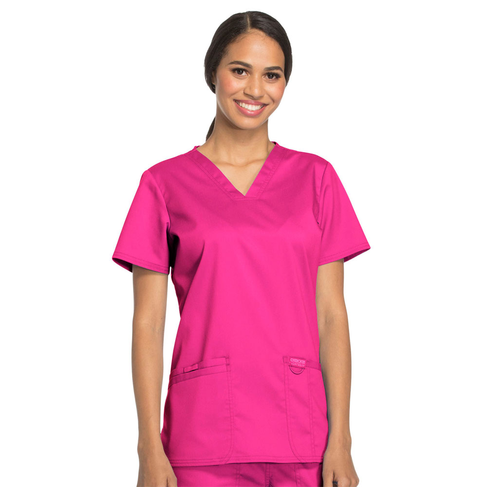 Workwear-Revolution-WW620-Ladies-V-Neck-Top
