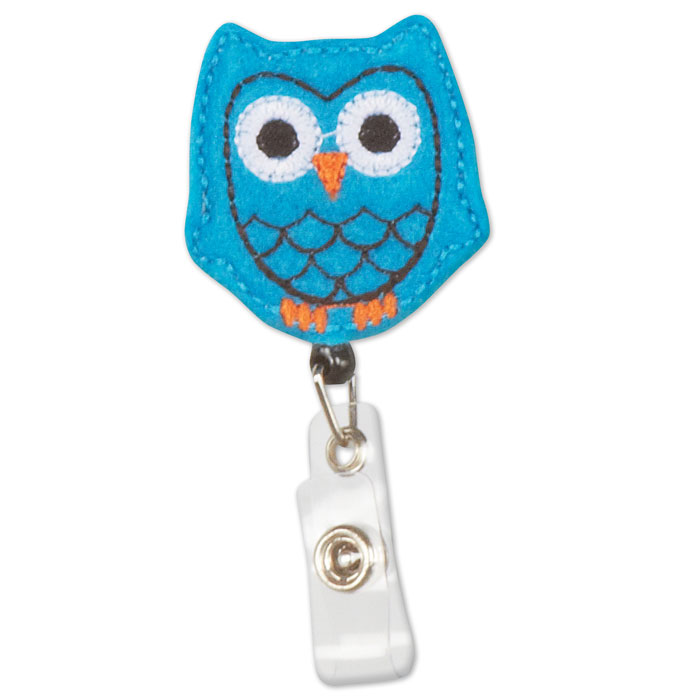 OWL-1083 - ID Badge Holder - Blue Owl