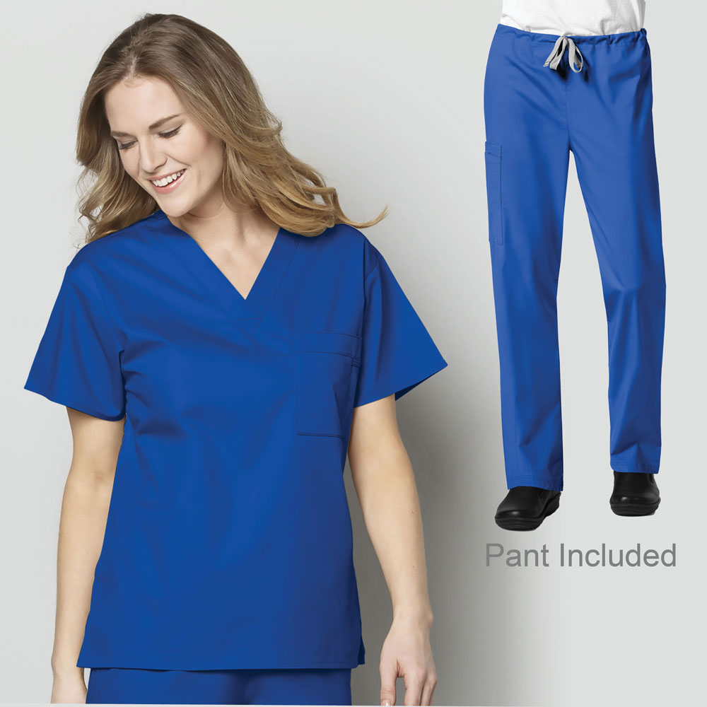 Scrubin-Premiun-Stretch-RL15-Unisex-Scrub-Set-Premium-Stretch