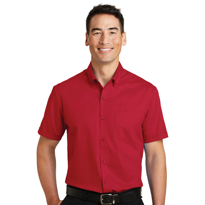 Port-Authority-S664-Mens-Short-Sleeve-SuperPro-Twill-Shirt