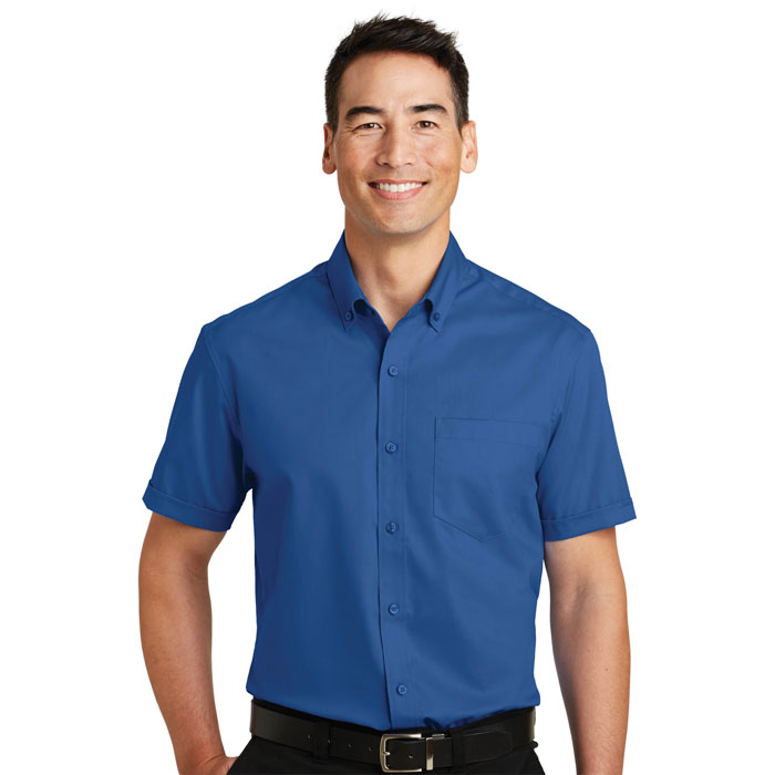Port-Authority-S664-Mens-Short-Sleeve-SuperPro-Twill-Shirt