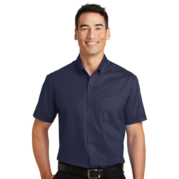 Port-Authority-S664-Mens-Short-Sleeve-SuperPro-Twill-Shirt