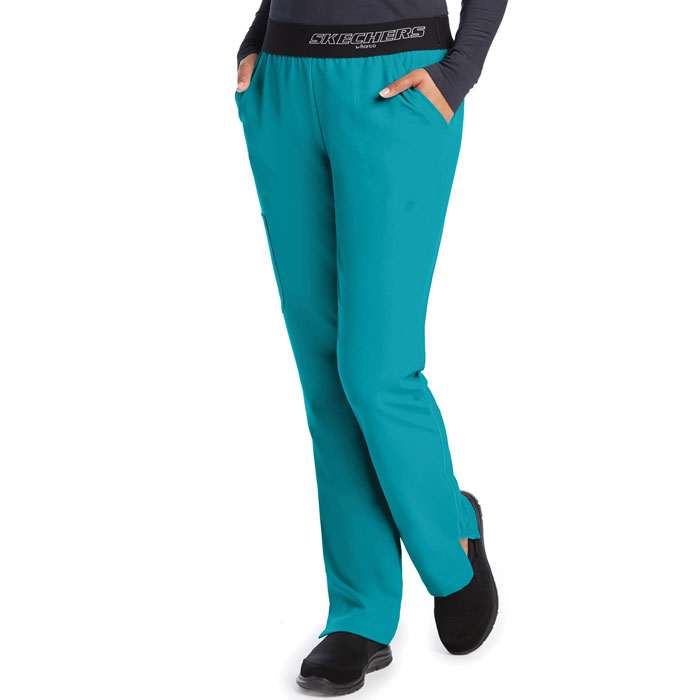 Skechers-SK202-Womens-Vitality-Logo-Waist-Scrub-Pant