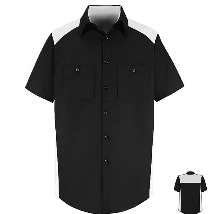 RedKap® - SP28-BG - Mens SS Motorsports Shirt