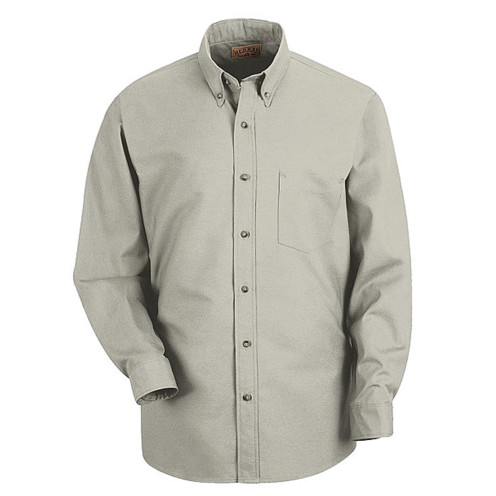 RedKap® - SP90 - Mens Long Sleeve Button-Down Poplin Shirt