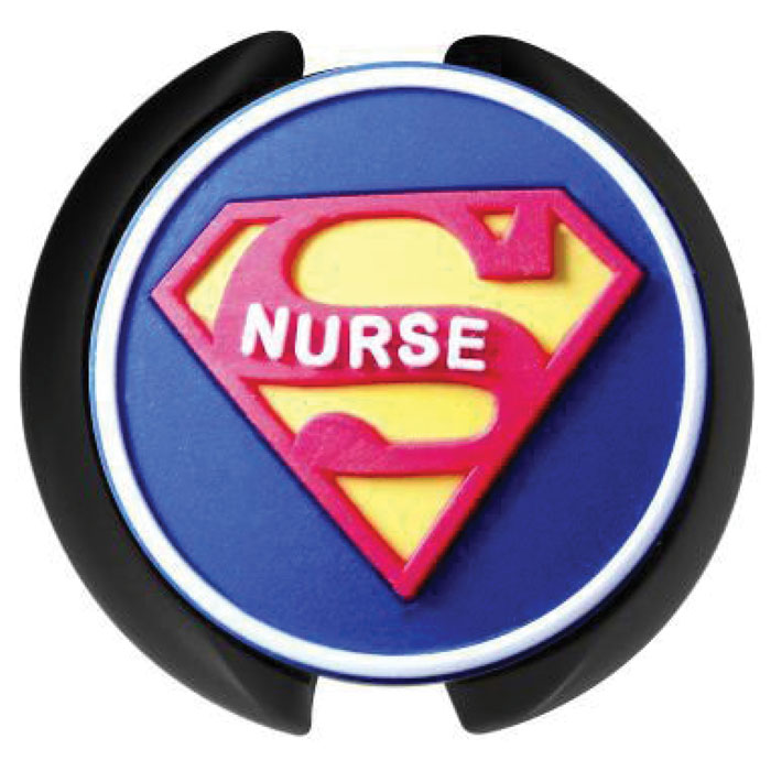 SCST-074 - 3D Rubber Stethocope ID Tag - Super Nurse