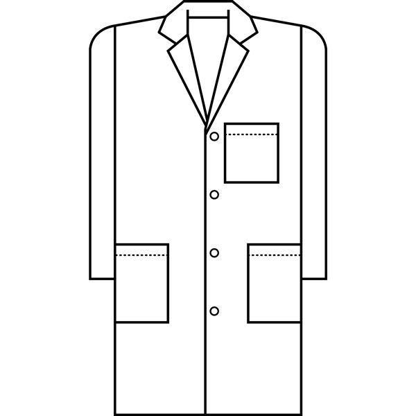 Meta - 6116 - Unisex - Labcoat - 40 at Scrubin.com