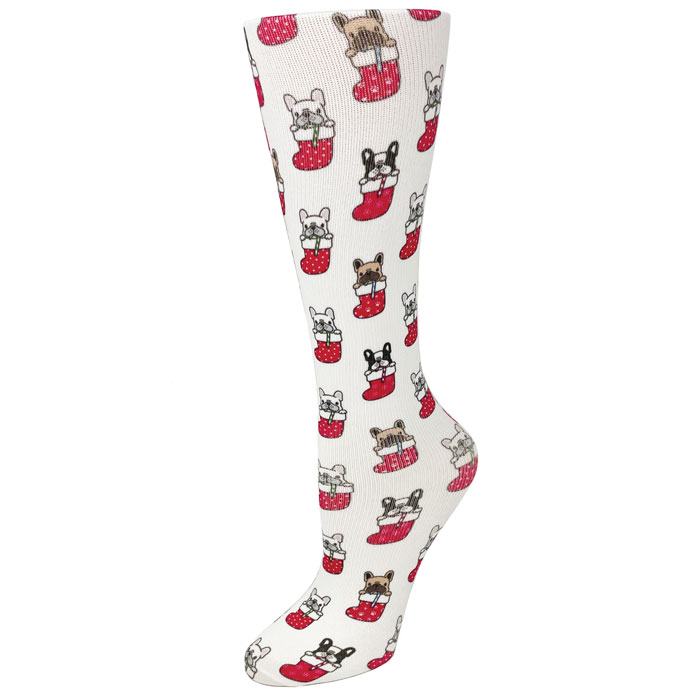 10-18 mmHg - Printed Compression Socks - Stocking Puppers - 1018-SOP