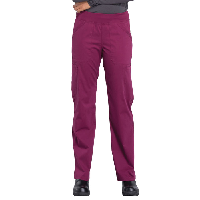 Cherokee-Professionals-WW170-Mid-Rise-Straight-Leg-Pull-on-Cargo-Pant