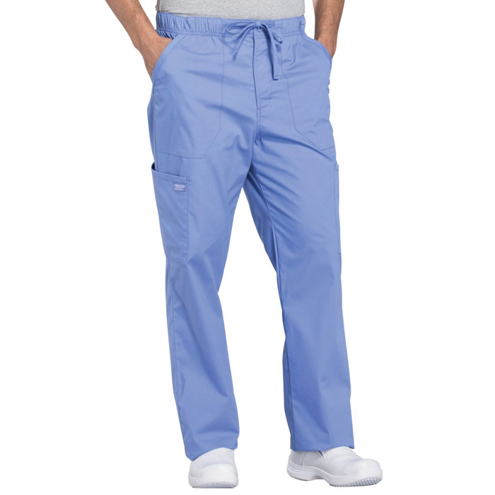 Cherokee-Professionals-WW190-Men's-Tapered-Leg-Drawstring-Cargo-Pant