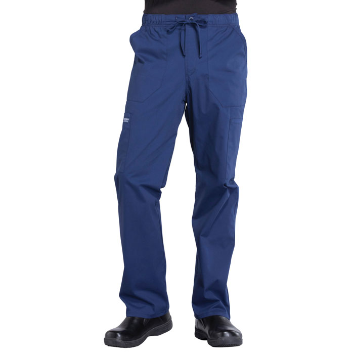 Cherokee-Professionals-WW190-Men's-Tapered-Leg-Drawstring-Cargo-Pant