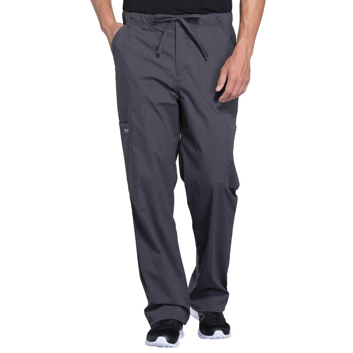 Cherokee-Professionals-WW190-Men's-Tapered-Leg-Drawstring-Cargo-Pant