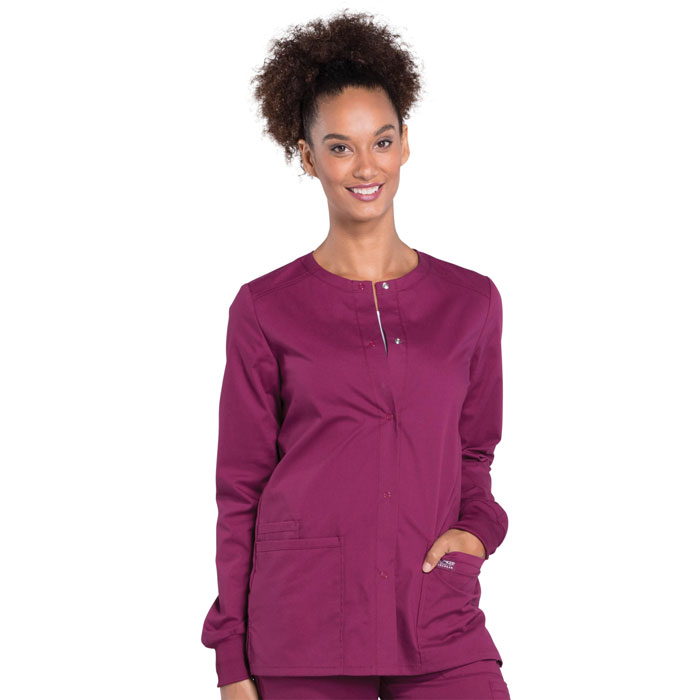 Workwear-Professionals-WW340-Snap-Front-Warm-up-Jacket