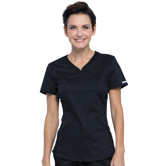 Workwear-Revolution-WW601-Ladies-V-Neck-Top