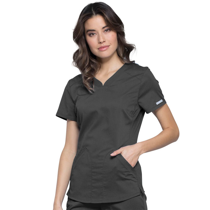 Workwear-Revolution-WW601-Ladies-V-Neck-Top