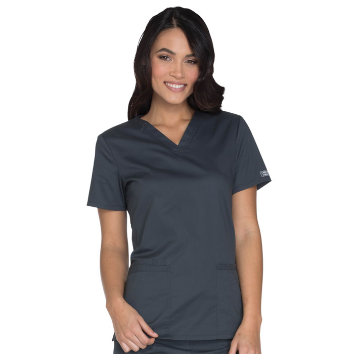 Cherokee-Core-Stretch-WW630-V-Neck-Top