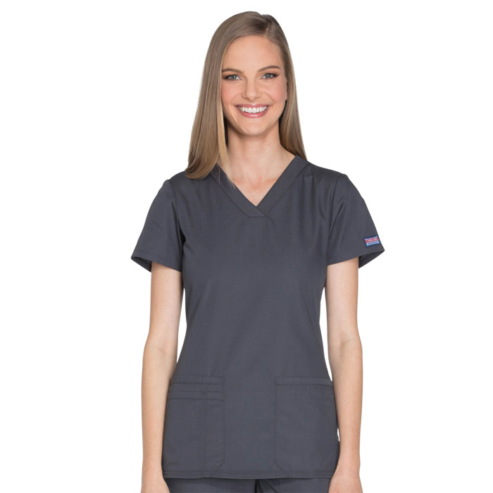 Cherokee-Workwear-WW645-V-Neck-Top