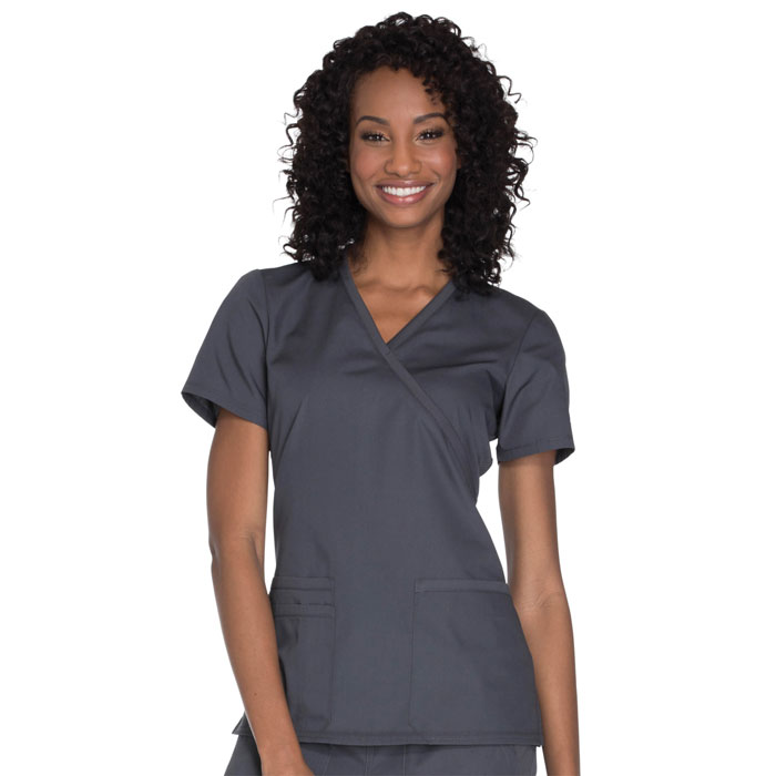 Cherokee-Workwear-WW650-Mock-Wrap-Top