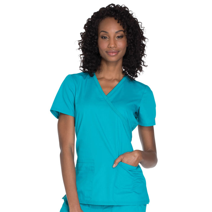 Cherokee-Workwear-WW650-Mock-Wrap-Top