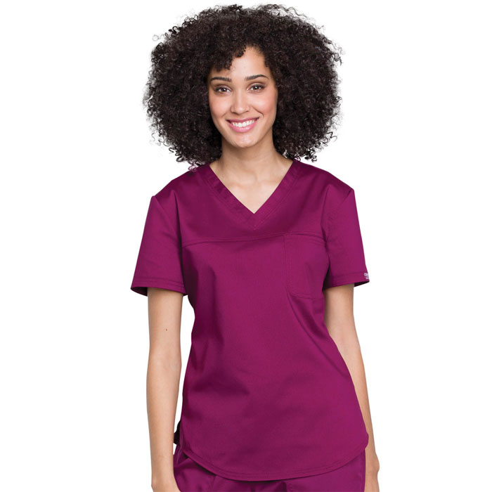 Workwear-Revolution-WW657-Ladies-V-Neck-Top