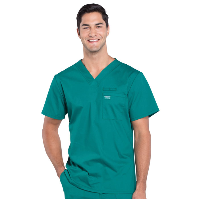 Cherokee-Professionals-WW675-Mens-V-Neck-Scrub-Top
