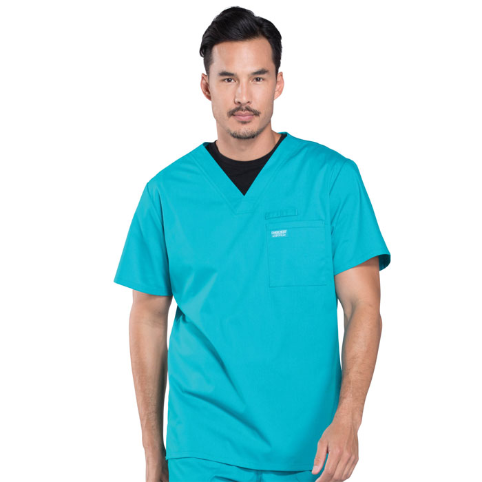 Cherokee-Professionals-WW675-Mens-V-Neck-Scrub-Top