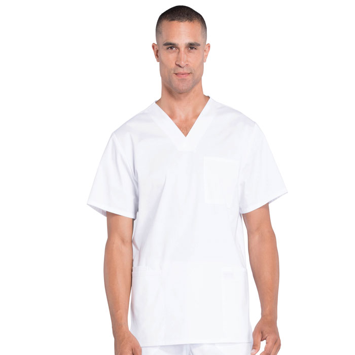 Cherokee-Professionals-WW695-Men's-V-Neck-Scrub-Top