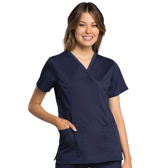 Workwear-Revolution-Tech-WW775AB-Mock-Wrap-Top-With-Certainty