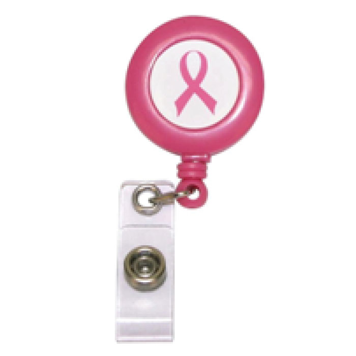Share The Care - SC07001HP - Pink Ribbon Swivel Back Retractable