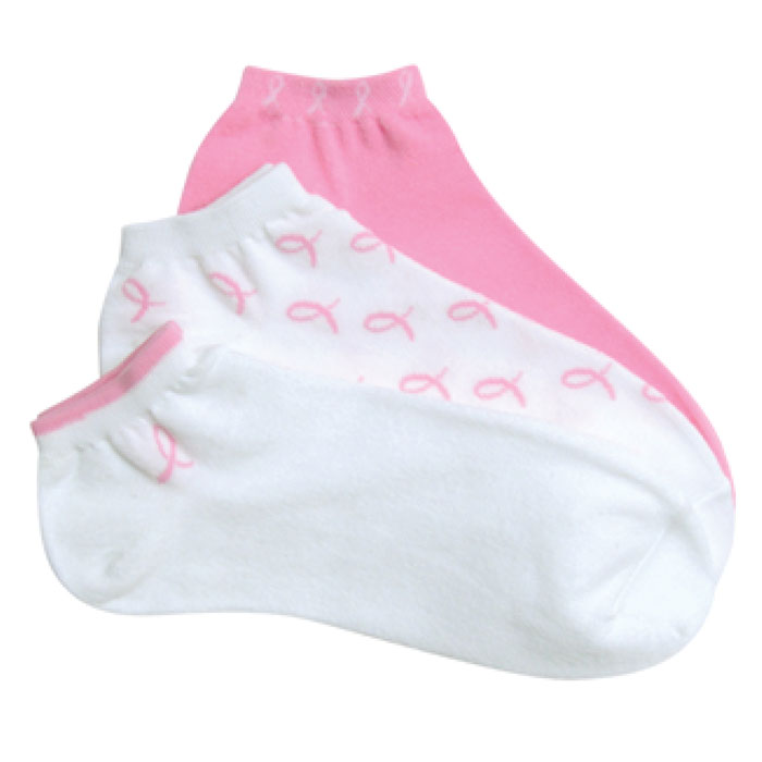Pink Stuff - PS52001 - Breast Cancer Fine Gague Socks with Knit Ribbon