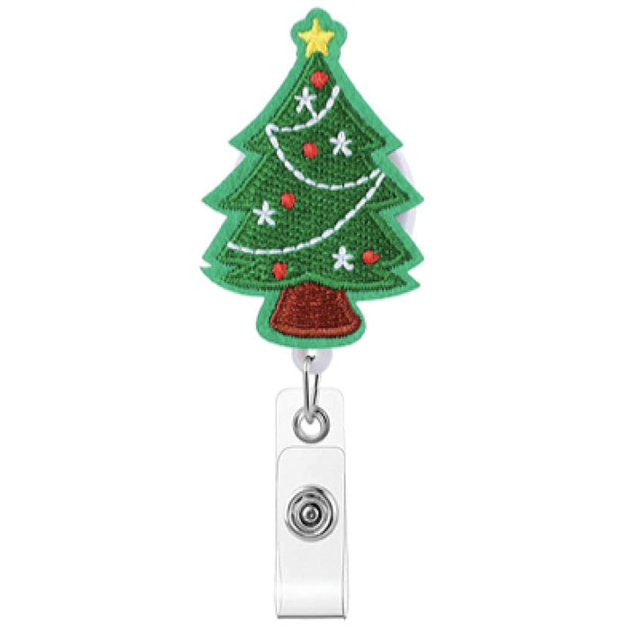 XMAST - ID Badge Holder - Christmas Tree