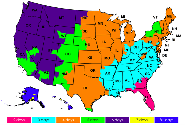FedEx transit times